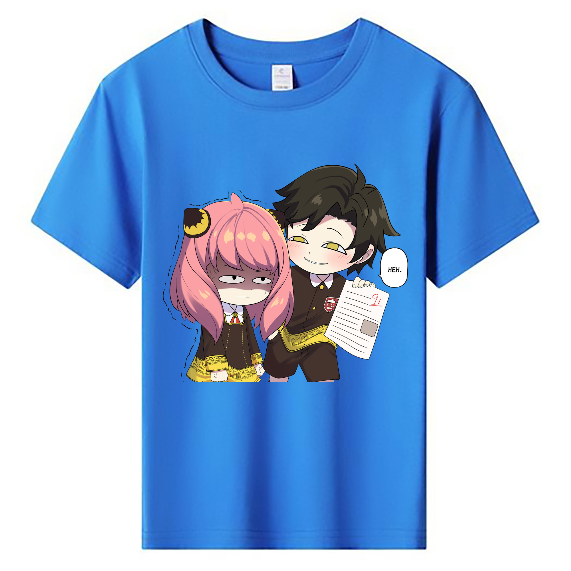 （画像用） SPY×FAMILY间谍家家酒 綿100％キッズTシャツ（フロントプリント）